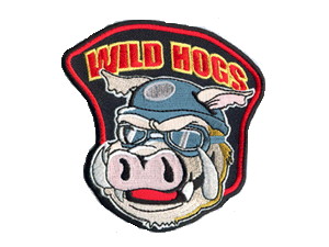 Wild Hogs 4 inch patch